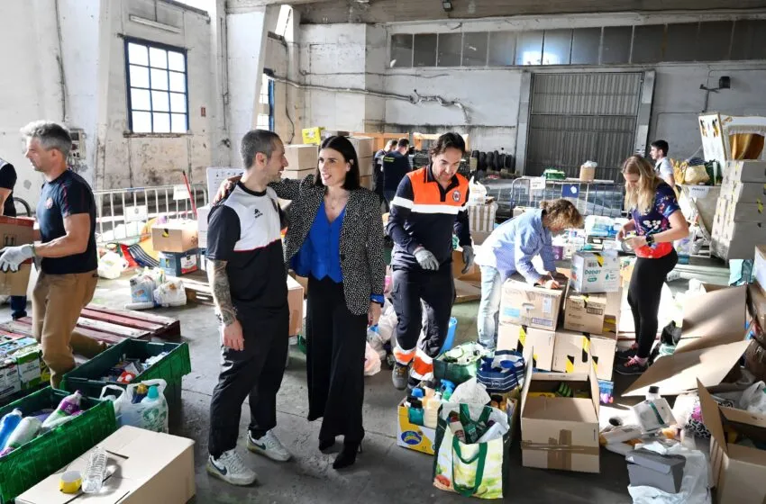  La alcaldesa agradece la solidaridad ciudadana en la recogida de ayuda a afectados por la dana