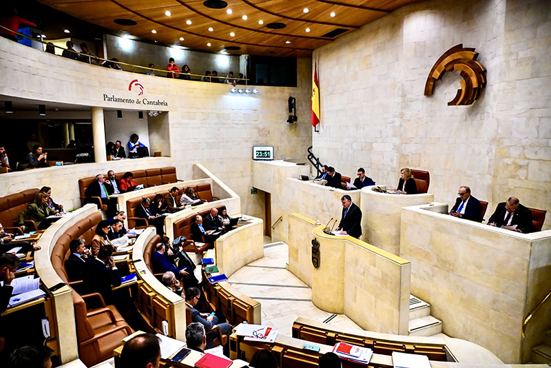 Noticias de Cantabria | El Cántabro | Agüeros defiende el carácter social de los Presupuestos de Cantabria que supera las enmiendas a la totalidad presentadas por los grupos del PSOE y VOX