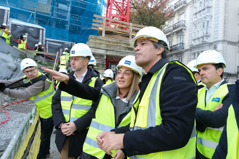 Buruaga asegura que las obras del MUPAC avanzan «a toda máquina» y estará concluido en marzo de 2026