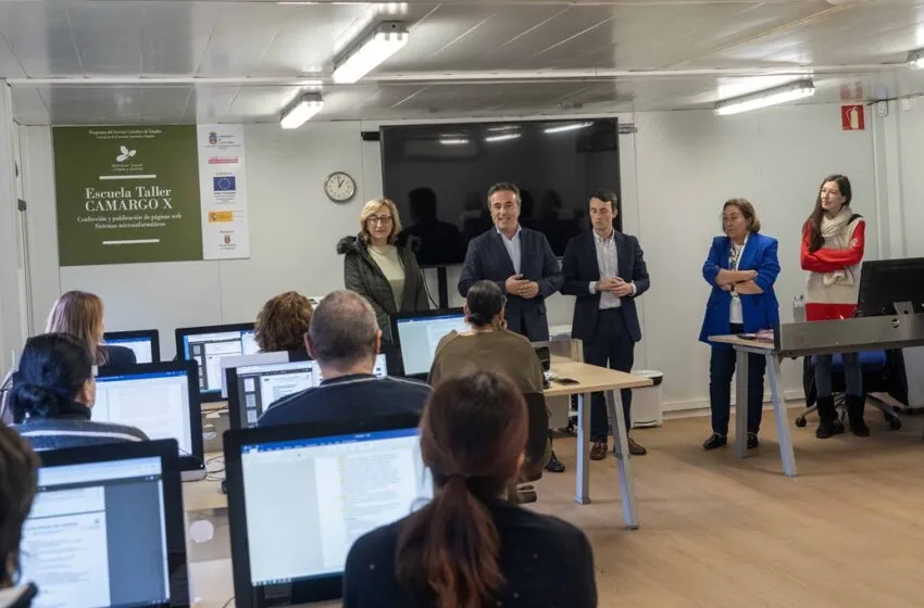  Camargo abre el Taller de Empleo XII con quince desempleados de larga duración mayores de 45 años