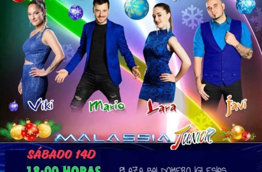 Malasia Junior actúa este sábado en Torrelavega dentro de la programación navideña