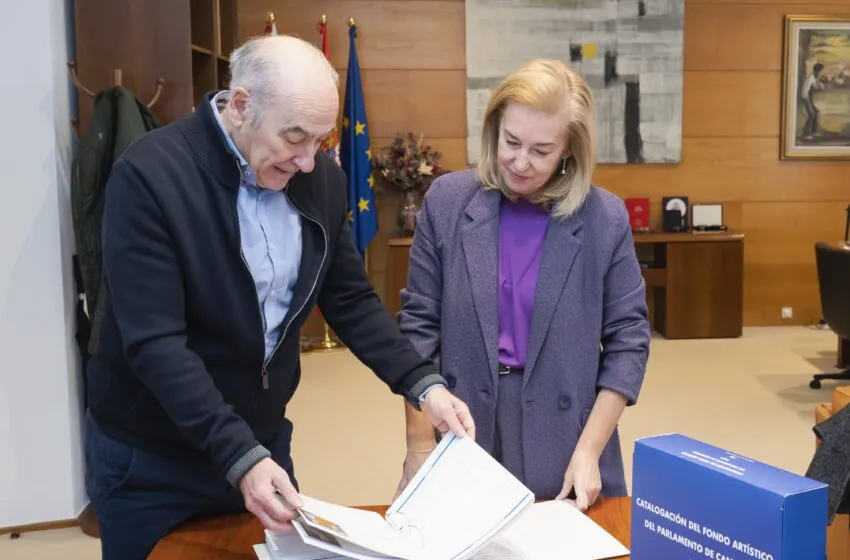  El Parlamento de Cantabria actualiza el catálogo de su colección artística