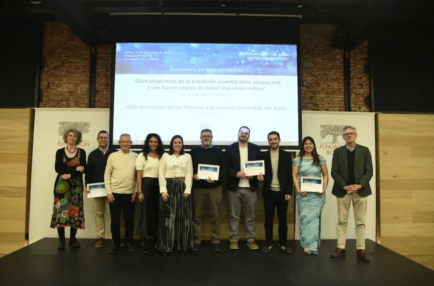  La Fundación Botín entrega los X Premios a la Gestión Sostenible del Agua