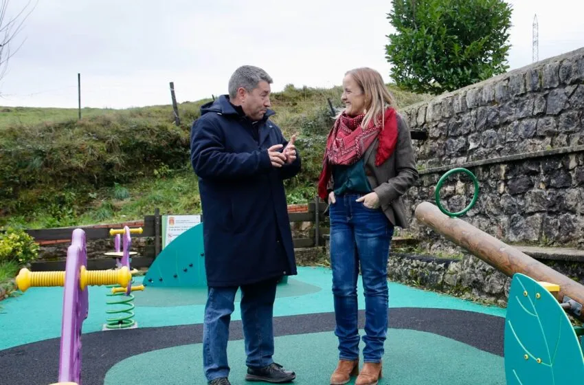 Noticias de Cantabria | El Cántabro | La Consejería de Presidencia acondiciona un nuevo parque infantil en Bustablado