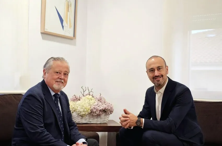  López Estrada se reúne con el cónsul honorario de Ucrania en Cantabria