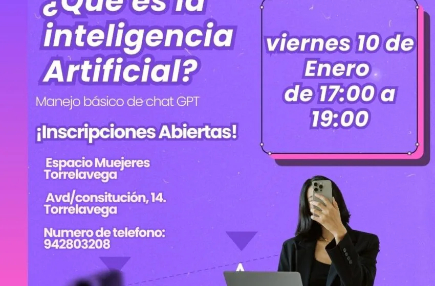 Noticias de Cantabria | El Cántabro | Taller para mujeres sobre inteligencia artificial