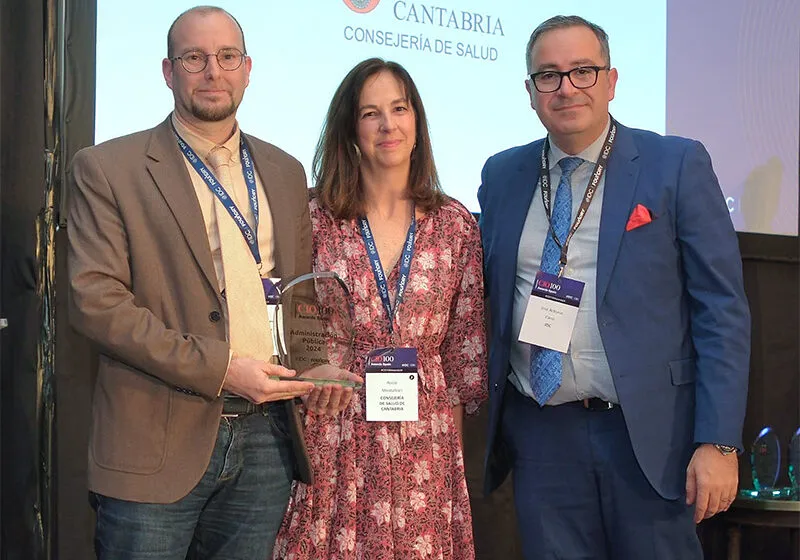  La Consejería de Salud, Mejor Entidad de Administración Pública 2024 en los premios CIO 100 Awards Spain