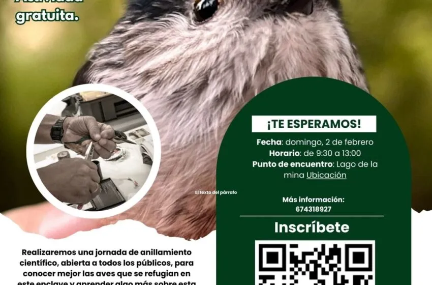 Noticias de Cantabria | El Cántabro | Torrelavega celebra el Día de los Humedales con una jornada de anillamiento de aves en el Lago de la Mina