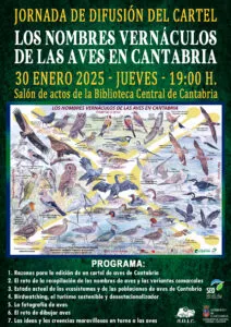 Noticias de Cantabria | El Cántabro | La Asociación para la Defensa de los Intereses de Cantabria (ADIC) presenta un cartel sobre los nombres vernáculos de las aves