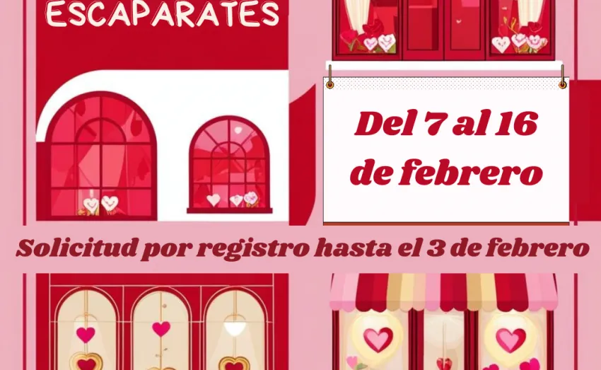  EL COMERCIO LOCAL SE SUMA A LA SEMANA DEL AMOR 2025 CON UN NUEVO CONCURSO DE ESCAPARATES