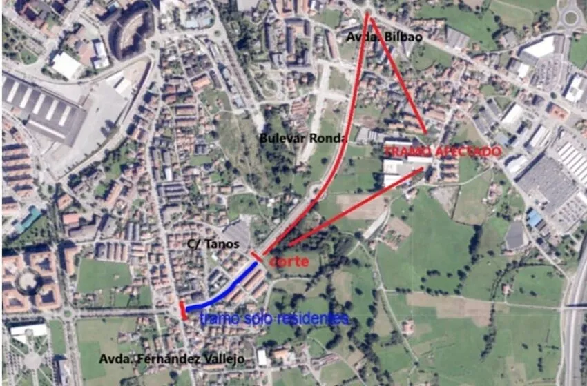 Cortes de tráfico en el Bulevar Ronda, entre la Avda. Fernández Vallejo y la rotonda de Los Rotarios