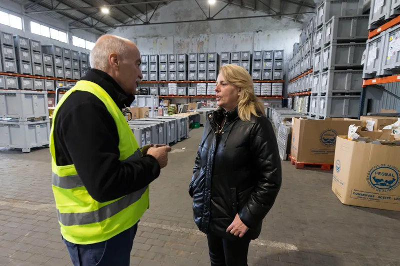  Susinos se compromete a seguir colaborando con el Banco de Alimentos de Cantabria en su visita a las instalaciones de Tanos