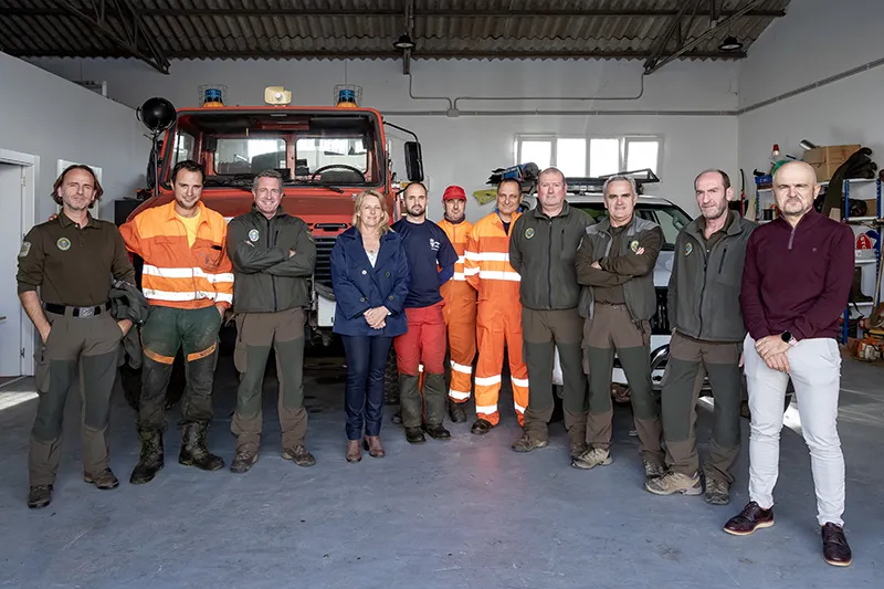 Noticias de Cantabria | El Cántabro | Susinos agradece a los agentes del medio natural y bomberos forestales el trabajo en la conservación del patrimonio