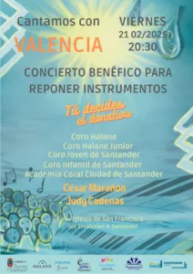 Noticias de Cantabria | El Cántabro | CANTAMOS CON VALENCIA: CONCIERTO BENÉFICO PARA RECUPERAR INSTRUMENTOS