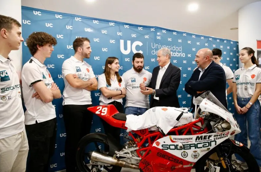  Estudiantes de la UC fabrican un prototipo de motocicleta de competición con el apoyo de SODERCAN