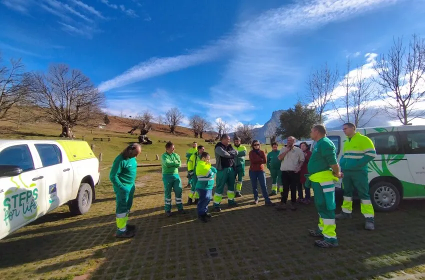  Una nueva cuadrilla de trabajo en Liébana se suma al proyecto ‘Steps for LIFE’