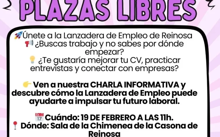  Charla informativa del Programa de Lanzaderas de Empleo