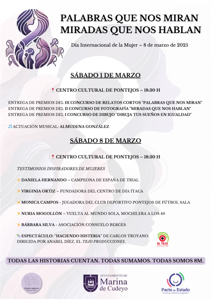 Programa de actividades para conmemorar el Día Internacional de la Mujer