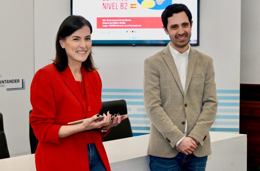 Noticias de Cantabria | El Cántabro | La alcaldesa subraya el éxito de los cursos de español para extranjeros residentes en la ciudad