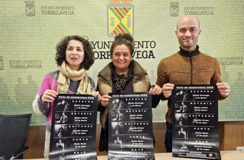  La Escuela Municipal de Música de Torrelavega presenta un ciclo de Masterclass