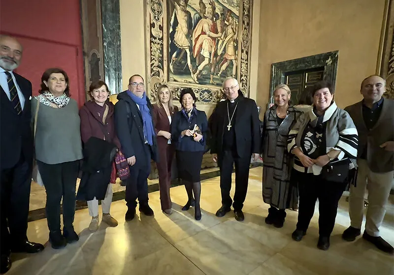 El Camino Lebaniego y Santo Toribio de Liébana, presentes por primera vez en la Santa Sede durante el Jubileo de la Cultura en Roma