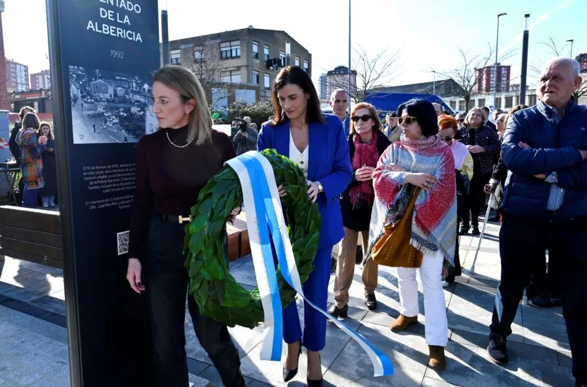 Noticias de Cantabria | El Cántabro | Santander dedica tres árboles y un tótem en memoria de las víctimas del atentado de La Albericia