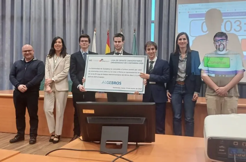  El equipo ‘ALGEBROS’ representará a la UC en la Liga de Debate Interuniversitario del Grupo G9 Universidades
