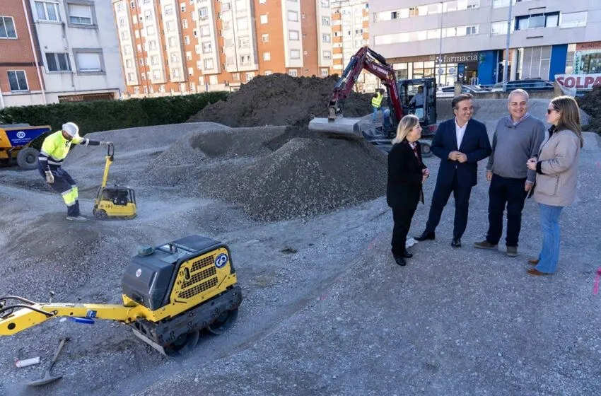 Noticias de Cantabria | El Cántabro | Camargo avanza en la construcción del nuevo circuito de pumptrack sobre una superficie de 800m² en Cros