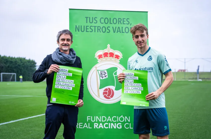 Noticias de Cantabria | El Cántabro | El Racing y su Fundación se suman al Día Mundial contra el Cáncer de Colon con una campaña de prevención junto a la AECC