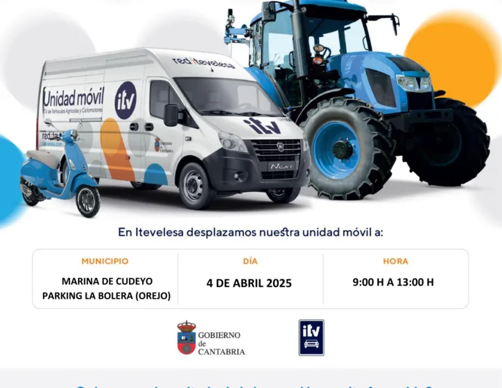  Inspección Técnica de Vehículos Agrícolas y Ciclomotores en Marina de Cudeyo