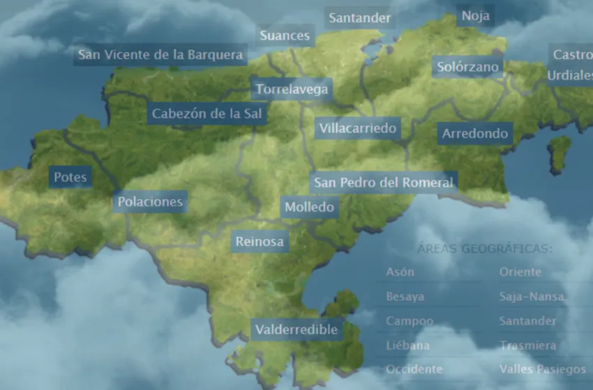 Noticias de Cantabria | El Cántabro | Previsión meteorológica en Cantabria: una semana marcada por la inestabilidad y el descenso de temperaturas