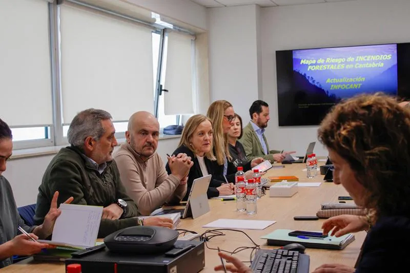  Aprobada la actualización del mapa de riesgos de incendios forestales de Cantabria