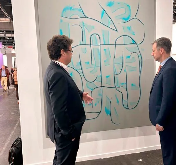 Noticias de Cantabria | El Cántabro | Martínez Abad muestra el apoyo del Gobierno a los artistas y galeristas cántabros presentes en ARCO