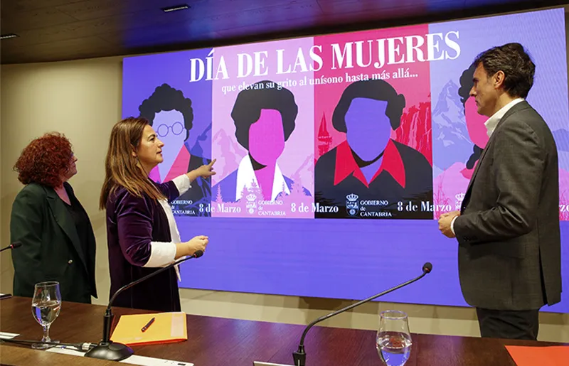  Cantabria reivindica su compromiso con los derechos de las mujeres con varios actos para conmemorar el Día Internacional de la Mujer