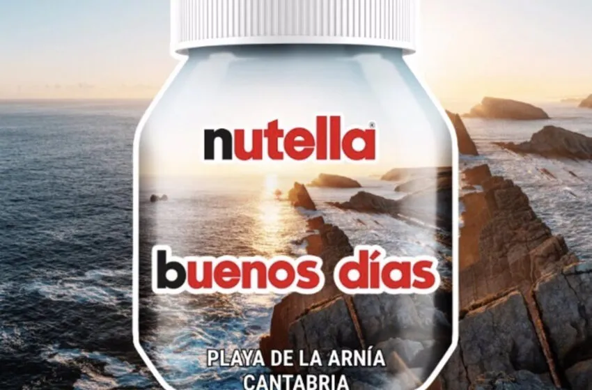 Noticias de Cantabria | El Cántabro | La playa de La Arnía, en Piélagos, imagen de Cantabria en la nueva edición limitada de tarros de Nutella