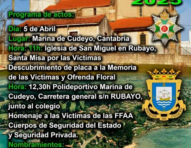  HOMENAJE A LAS VÍCTIMAS DE LAS FFAA, CUERPOS DE SEGURIDAD DEL ESTADO YSEGURIDAD PRIVADA EN CANTABRIA