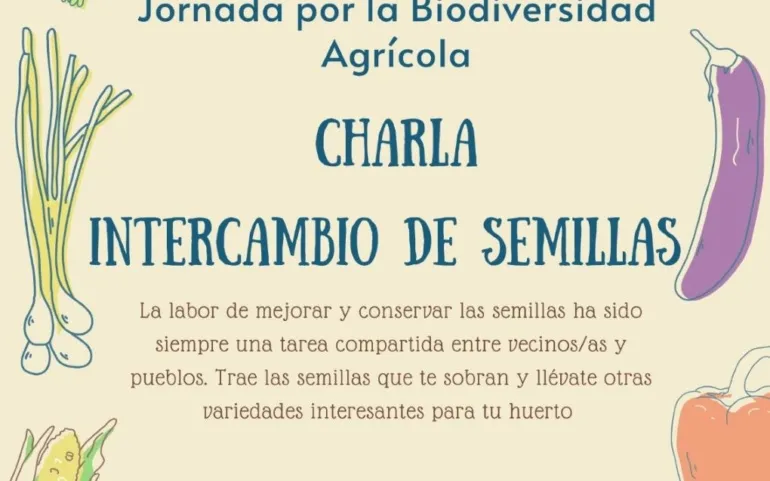  Charla e intercambio de semillas en una jornada que acogerá La Casona el viernes 11 de abril