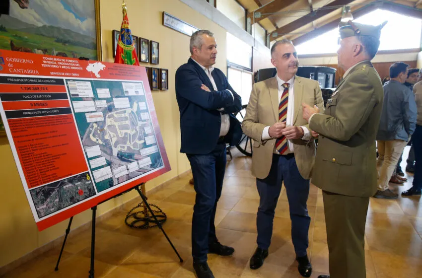 Noticias de Cantabria | El Cántabro | El Gobierno de Cantabria invertirá 1,2 millones de euros en la construcción de un espacio especializado para la insensibilización equina en el Centro Militar de Cría Caballar de Mazcuerras