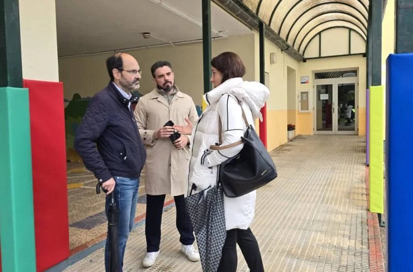 Noticias de Cantabria | El Cántabro | Obras realiza labores de mantenimiento en el colegio Dobra de Viérnoles
