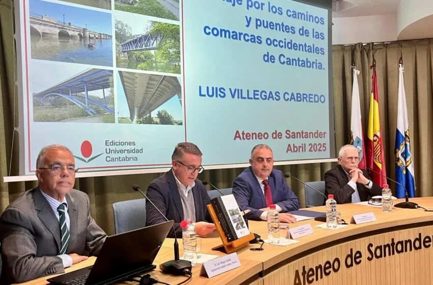 Noticias de Cantabria | El Cántabro | Roberto Media reivindica mejoras en las comunicaciones de Cantabria y pone en valor el trabajo del profesor Luis Villegas sobre nuestra historia viaria