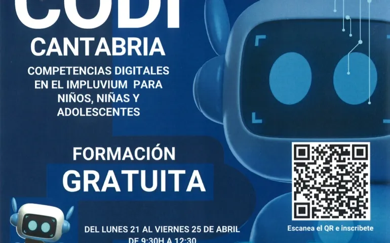 Noticias de Cantabria | El Cántabro | La iniciativa CODI Cantabria formará gratuitamente a niños y jóvenes en la mejora de competencias digitales