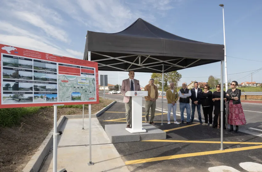  Media inaugura la mejora de la carretera Langre-Galizano que con 2,7 kilómetros ha supuesto una inversión de más de 3 millones de euros