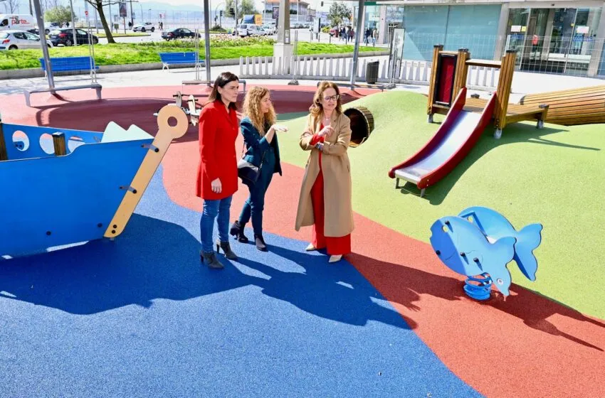 Noticias de Cantabria | El Cántabro | El parque infantil de Cachavas reabre con nuevo suelo de seguridad y juegos acondicionados