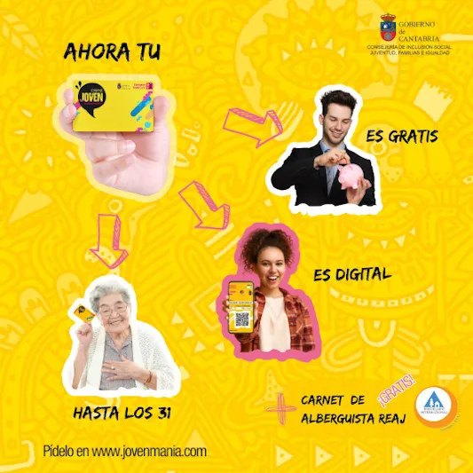 Inclusión Social impulsa la gratuidad y el formato digital del carnet joven, manteniendo su vigencia desde los 12 a los 31 años