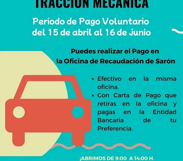 I.V.T.M. 2025, abierto el periodo de Pago Voluntario hasta el 16 de junio del 2025 de este impuesto
