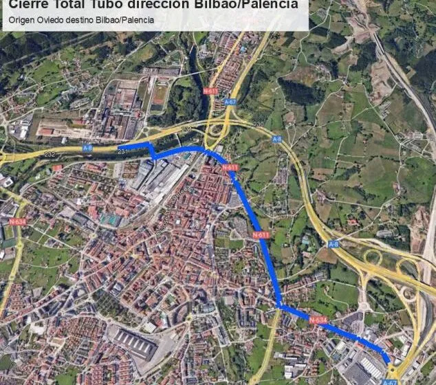 Transportes avanza en las obras de modernización del túnel de Torrelavega en la A-8