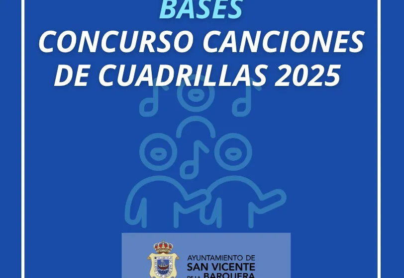  BASES CONCURSO CANCIONES DE CUADRILLAS 2025