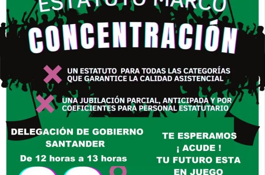 Noticias de Cantabria | El Cántabro | CSIF se concentra este martes en Santander contra el borrador del nuevo Estatuto Marco del personal sanitario