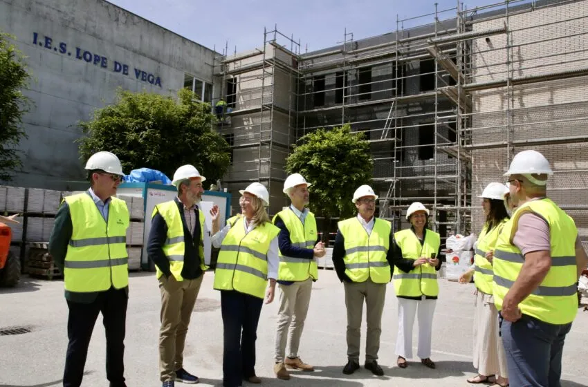 Noticias de Cantabria | El Cántabro | Avanza la ampliación del IES Lope de Vega en Santa María Cayón, la obra de mayor envergadura de esta legislatura