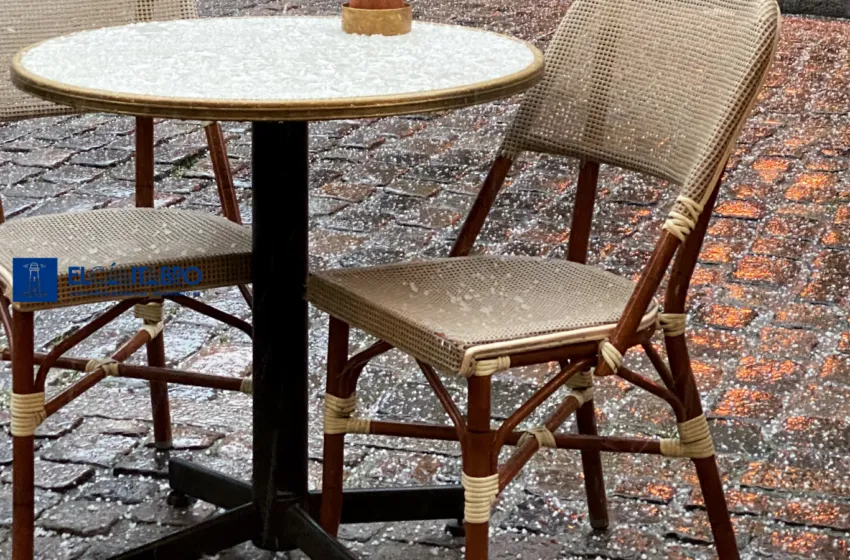 Aviso por tormentas con granizo y viento en el interior de Cantabria este sábado
